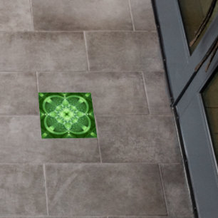 SlipperyJoe's Saint Patrick's Day glowing four lea Floor Decals