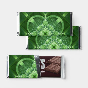 SlipperyJoe's Saint Patrick's Day glowing four lea Hershey Bar Favors