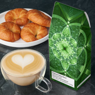SlipperyJoe's Saint Patrick's Day glowing four lea Roasted Coffee