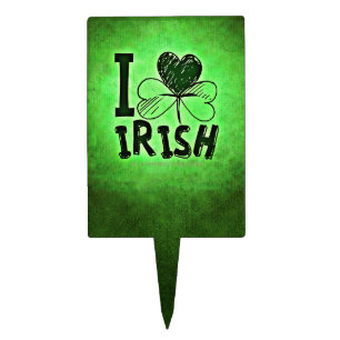 SlipperyJoe's Saint Patrick's Day holiday Irish pr Cake Topper