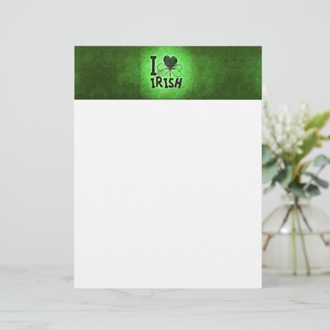 SlipperyJoe's Saint Patrick's Day holiday Irish pr Letterhead (Standing Front)