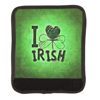 SlipperyJoe's Saint Patrick's Day holiday Irish pr Luggage Handle Wrap