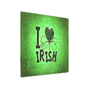 SlipperyJoe's Saint Patrick's Day holiday Irish pr Metal Print