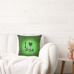 SlipperyJoe's Saint Patrick's Day holiday Irish pr Throw Pillow