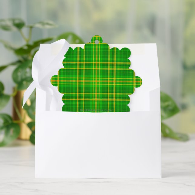 SlipperyJoe's Saint Patrick's Day Irish-inspired r Ornament Card (Envelope)