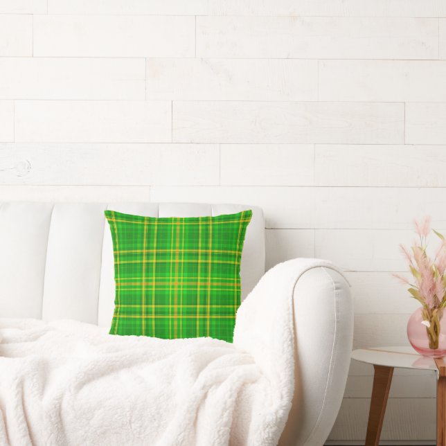 SlipperyJoe's Saint Patrick's Day Irish-inspired r Throw Pillow (Couch)