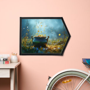 SlipperyJoe's Saint Patrick's Day large ornate pot Pennant