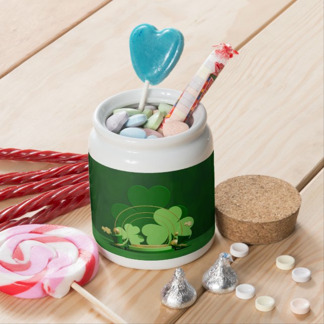 SlipperyJoe's Saint Patrick's Day theme leprechaun Candy Jar (In Situ)