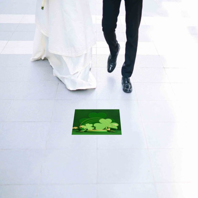 SlipperyJoe's Saint Patrick's Day theme leprechaun Floor Decals (Wedding)
