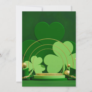 SlipperyJoe's Saint Patrick's Day theme leprechaun Holiday Card