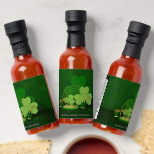 SlipperyJoe's Saint Patrick's Day theme leprechaun Hot Sauces