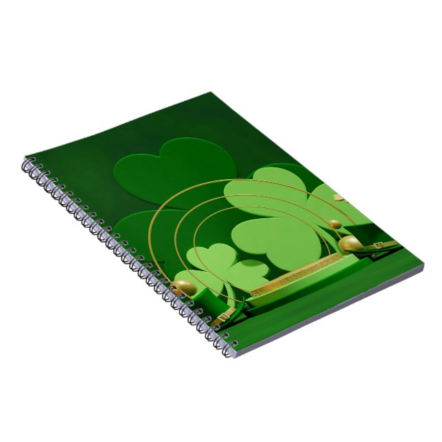 SlipperyJoe's Saint Patrick's Day theme leprechaun Notebook (Right Side)