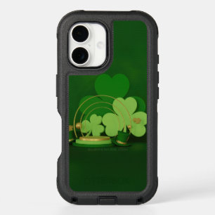 SlipperyJoe's Saint Patrick's Day theme leprechaun iPhone 16 Case