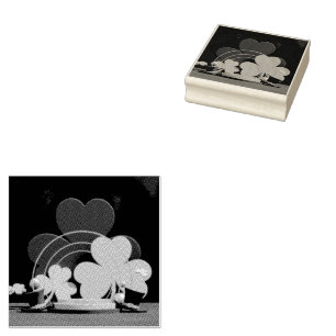 SlipperyJoe's Saint Patrick's Day theme leprechaun Rubber Stamp