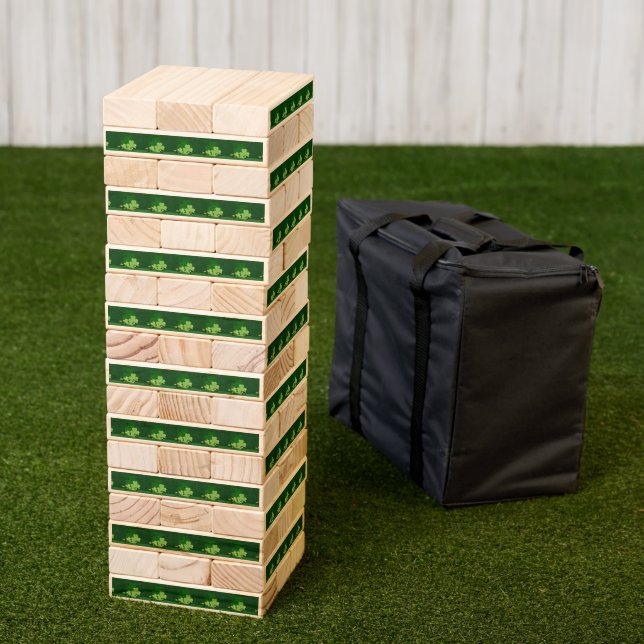 SlipperyJoe's Saint Patrick's Day theme leprechaun Topple Tower (Lawn)