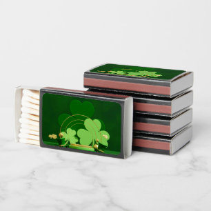 SlipperyJoe's Saint Patrick's Day three-leaf clove Matchboxes