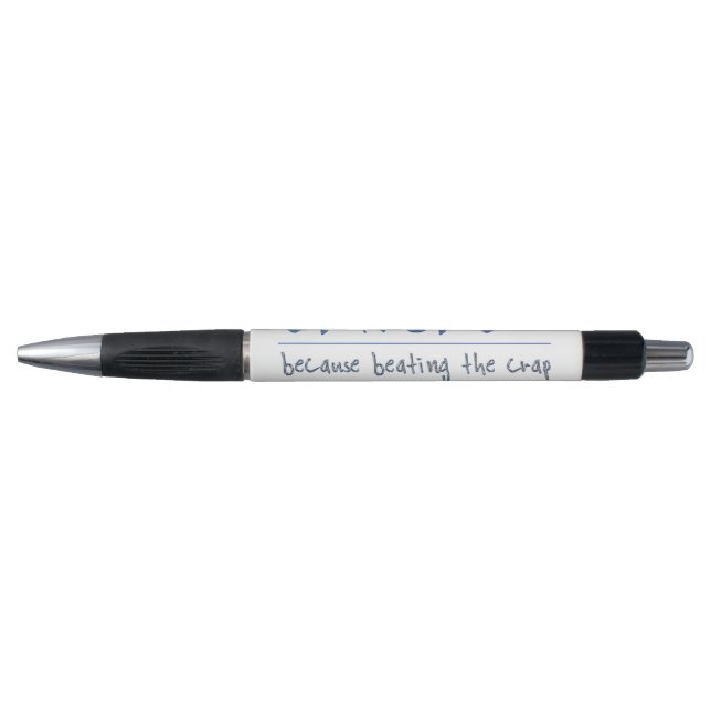 SlipperyJoe's Sarcasm funny slogan saying playful  Pen (Front)