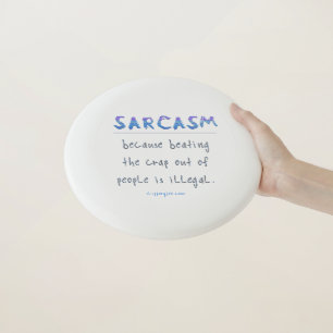 SlipperyJoe's sarcasm polished metal illusion high Wham-O Frisbee