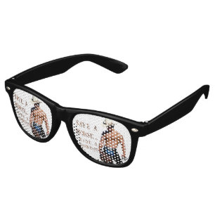 SlipperyJoe's Save a horse Ride A Cowboy hat muscu Retro Sunglasses