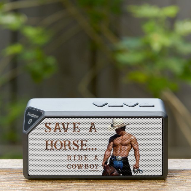 SlipperyJoe's save horse ride straw cowboy hat mus Bluetooth Speaker (Insitu(Outdoor))