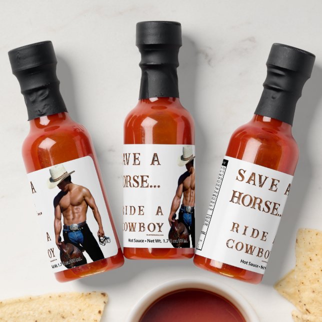 SlipperyJoe's save horse ride straw cowboy hat mus Hot Sauces (Laydown)