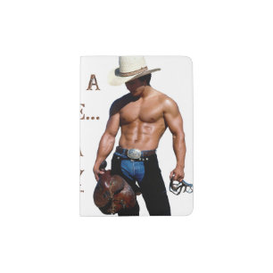 SlipperyJoe's save horse ride straw cowboy hat mus Passport Holder