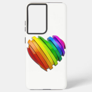 SlipperyJoe's sculptural three‑dimensional heart b Samsung Galaxy S21 Ultra Case