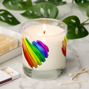 SlipperyJoe's sculptural three‑dimensional heart b Scented Candle