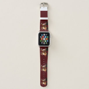 SlipperyJoe's shirtless men back-to-back Christmas Apple Watch Band