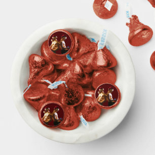 SlipperyJoe's shirtless men back-to-back Christmas Hershey®'s Kisses®