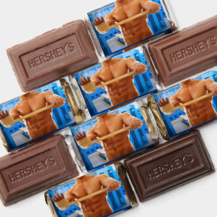 SlipperyJoe's shirtless muscular man abs chest sho Hershey's Miniatures
