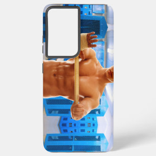 SlipperyJoe's shirtless muscular man abs chest sho Samsung Galaxy S21 Ultra Case