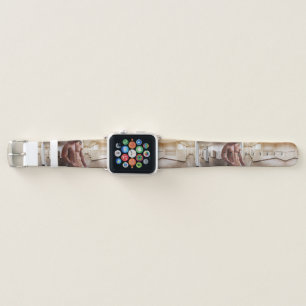 SlipperyJoe's shirtless muscular man torso sixpack Apple Watch Band