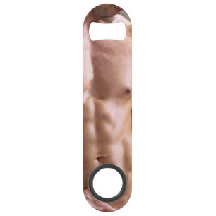 SlipperyJoe's shirtless muscular man torso sixpack Bar Key
