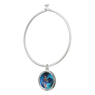 SlipperyJoe's sinister Halloween clown figure smea Bangle Bracelet