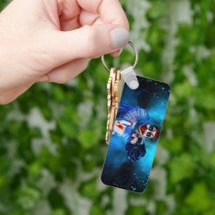 SlipperyJoe's sinister Halloween clown figure smea Keychain