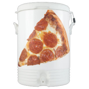 SlipperyJoe's Sliced Pizza pepperoni cheese delici Beverage Cooler