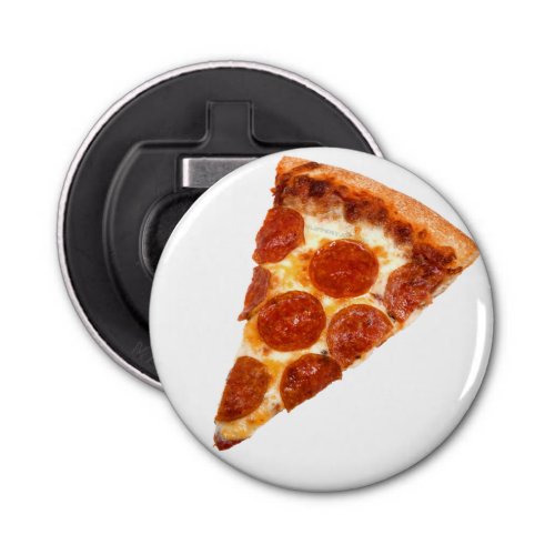 SlipperyJoes Sliced Pizza pepperoni cheese delici Bottle Opener