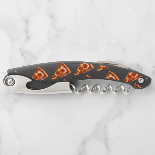 SlipperyJoes Sliced Pizza pepperoni cheese delici Waiters Corkscrew