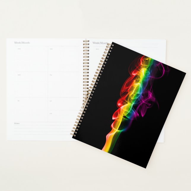 SlipperyJoe's smoke vivid rainbow-colors celebrate Planner (Display)
