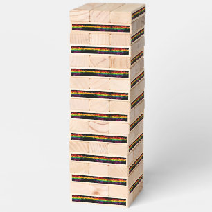 SlipperyJoe's smoke vivid rainbow-colors celebrate Topple Tower