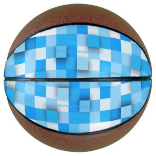SlipperyJoe's squares artwork mosaic modern three- Basketball