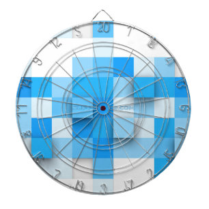 SlipperyJoe's squares artwork mosaic modern three- Dart Board