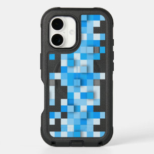 SlipperyJoe's squares artwork mosaic modern three- iPhone 16 Case