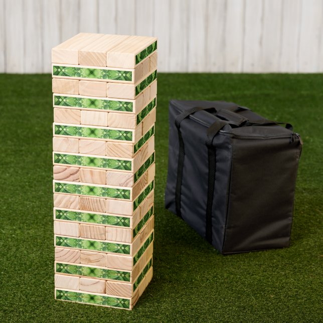 SlipperyJoe's St. Patrick's Day Fractal vortex hol Topple Tower (Lawn)