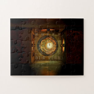 SlipperyJoe's steampunk-themed New Year round meta Jigsaw Puzzle