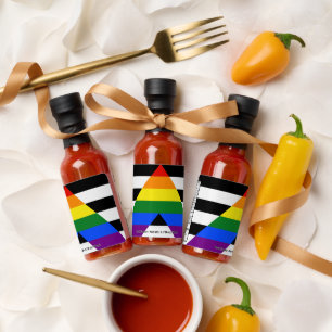 SlipperyJoe's straight ally flag smooth rainbow gr Hot Sauces