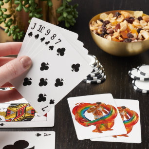 SlipperyJoe's striking modern Pride-themed masculi Poker Cards