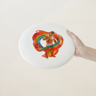 SlipperyJoe's striking modern Pride-themed masculi Wham-O Frisbee