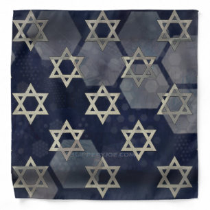 SlipperyJoe's strong Hanukkah vibe Star of David m Bandana